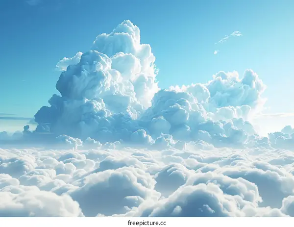 Celestial Cloudscape: A Symphony of Serenity