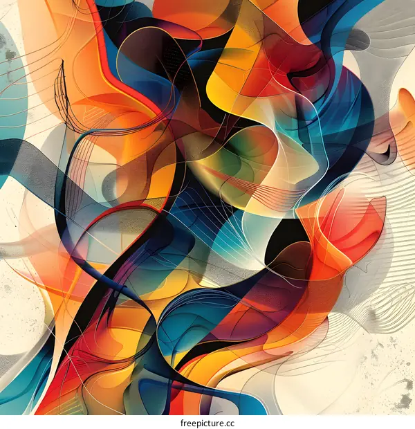 Colorful geometric shapes