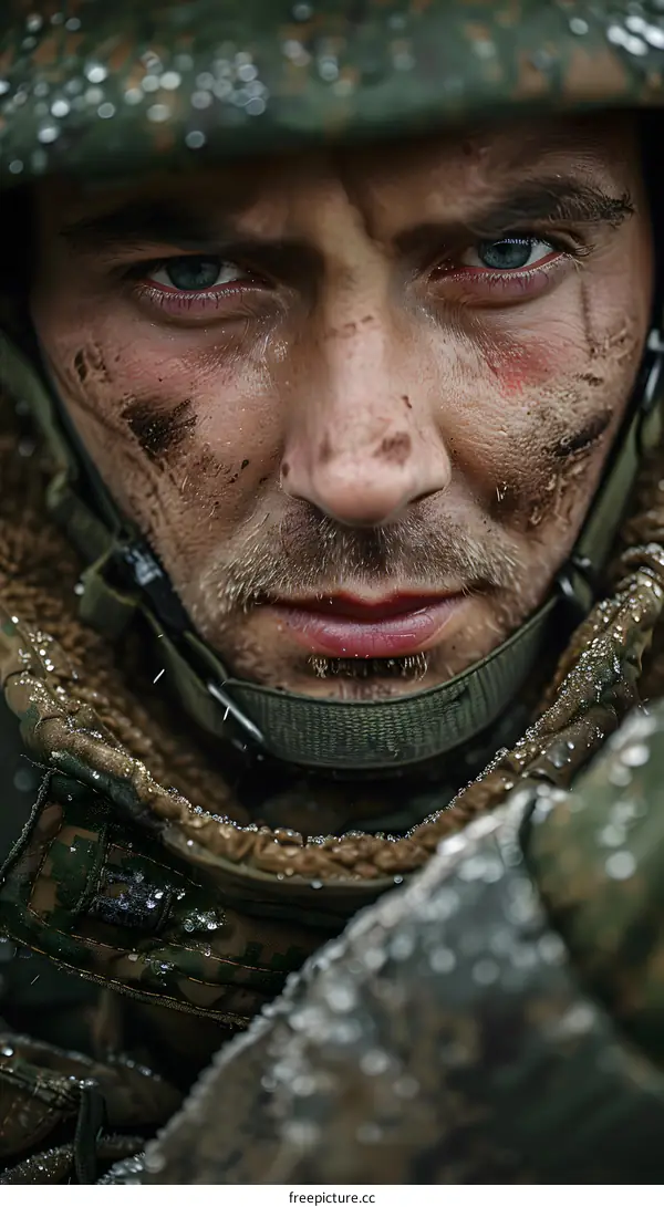 Portrait of a soldier