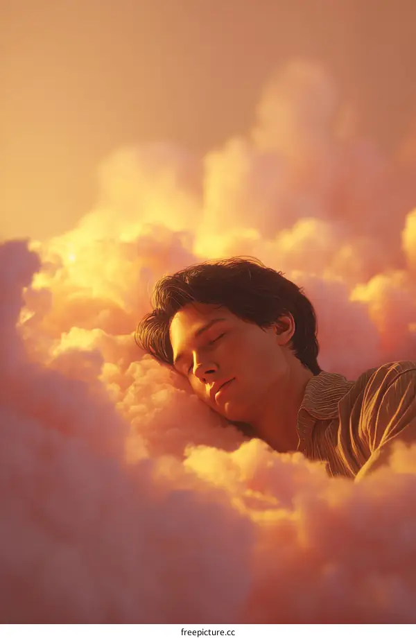 Dreamy Sleep Amongst Fluffy Clouds