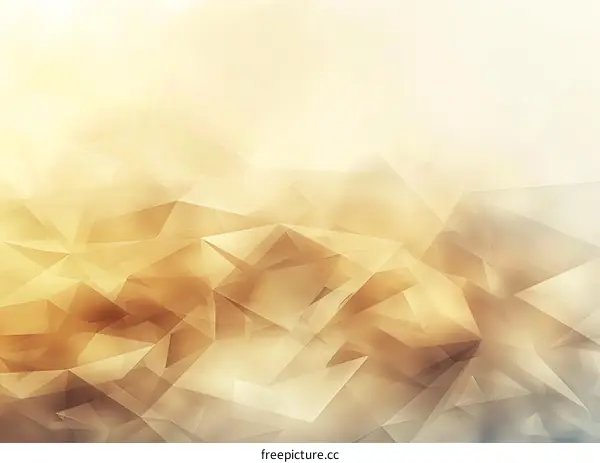Abstract Geometric Background with Golden Color