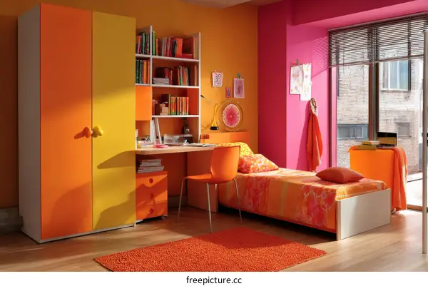 Colorful Kids Room Interior Design
