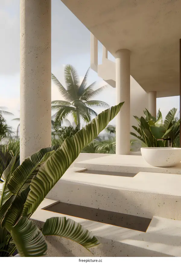 Minimalist Modern Tropical House Interior Design