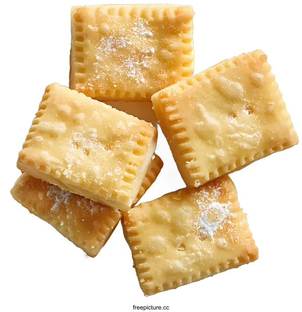 [Transparent Background PNG]A group of freshly baked sugar cookies