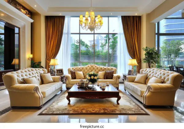 Luxury Living Room Interior Design