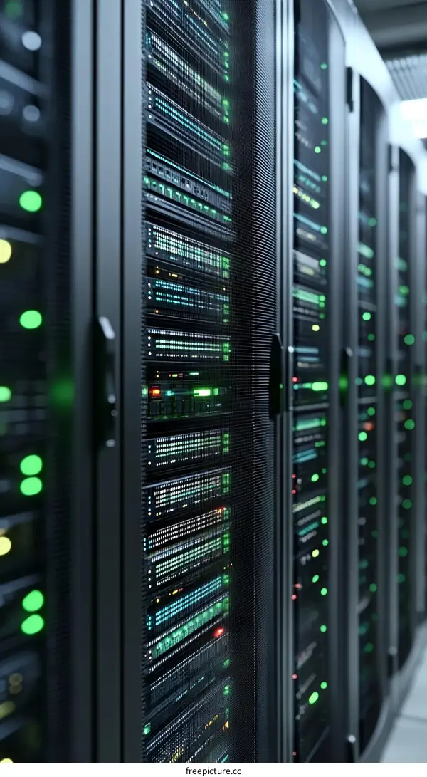 Server Racks in Data Center