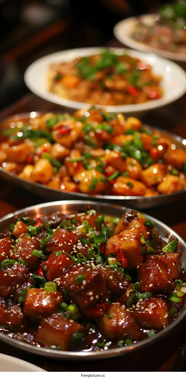 A plate of delicious food.