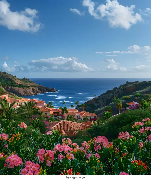 Coastal town on the edge of paradise