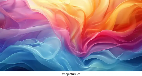 Colorful Abstract Flowing Background