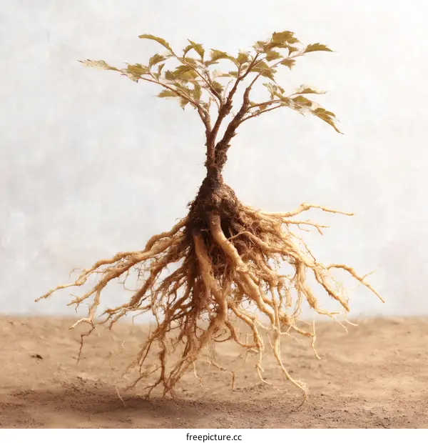 Upside-down Tree Roots and Branches