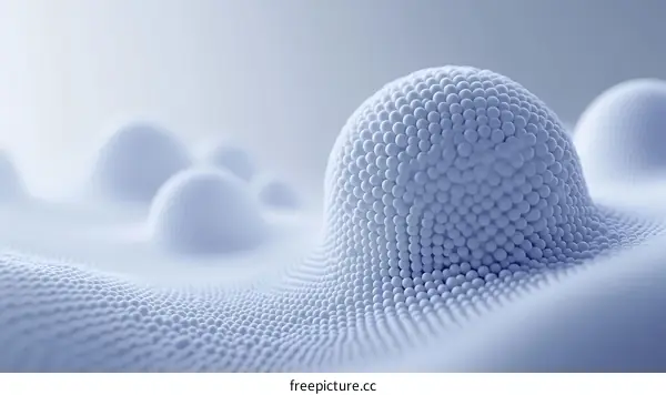 Abstract 3D Molecular Structure