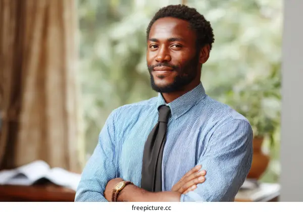 Confident African American Business Professional Portrait