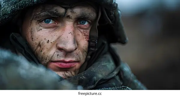 Portrait of a soldier
