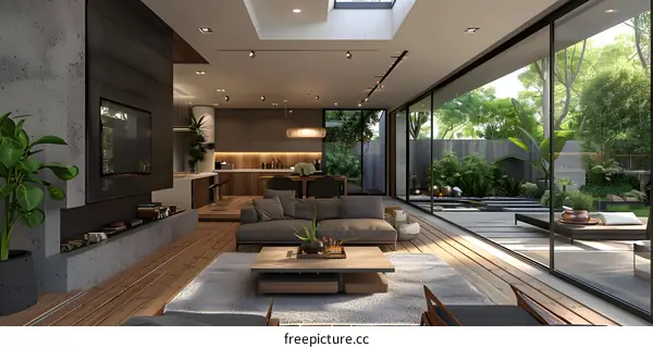 Modern house interior design
