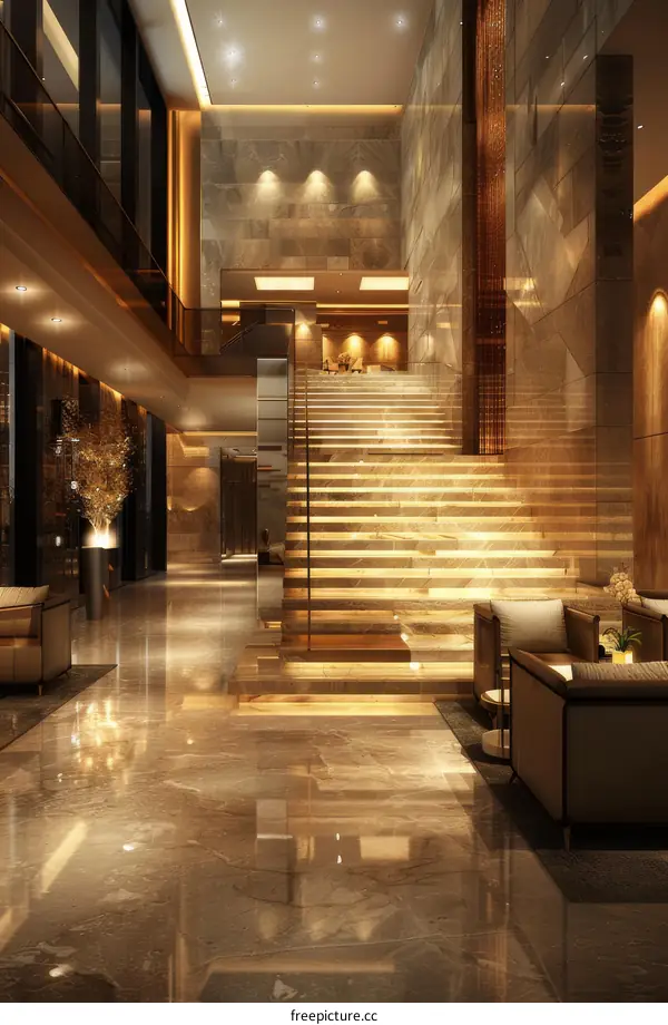 Luxury Hotel Lobby Interior Design