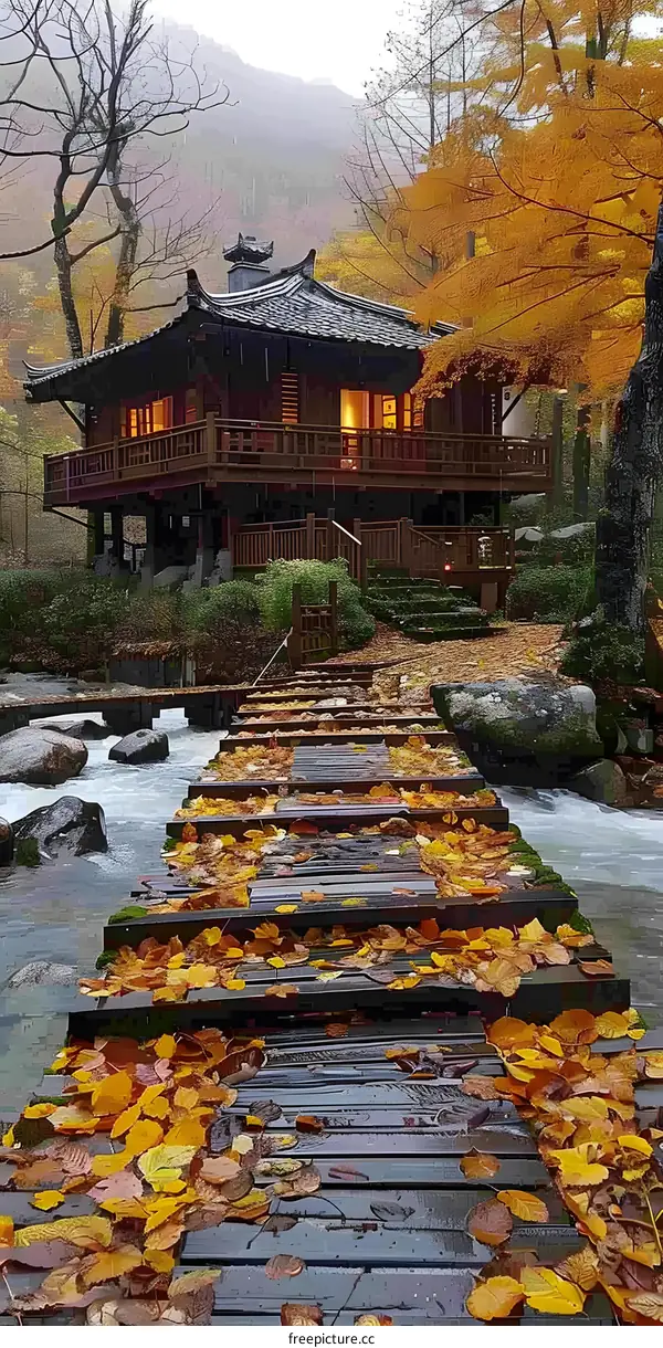 Autumn River Cabin Retreat