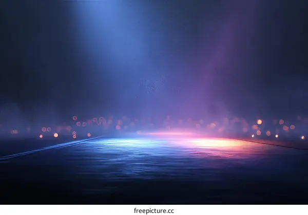 Abstract Neon Light Studio Scene Background