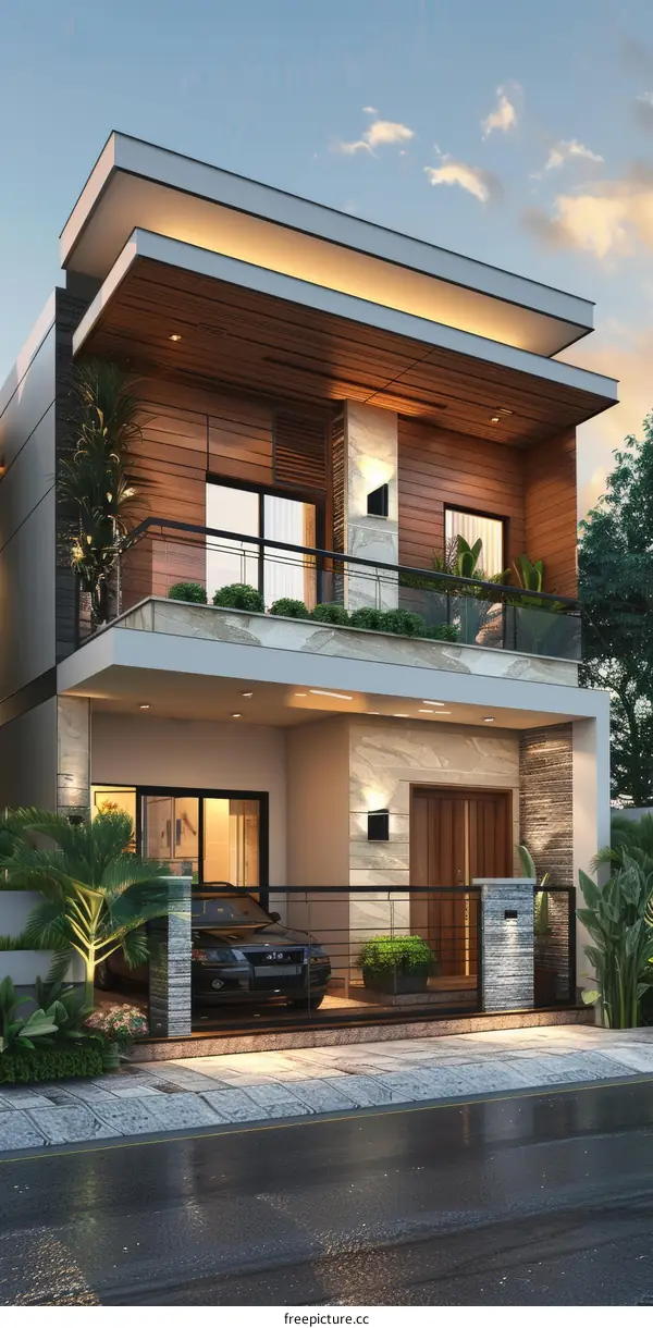 Modern House Exterior Design: Layout and Proportion