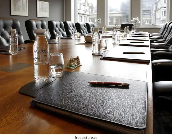 Conference Room Table with Chairs