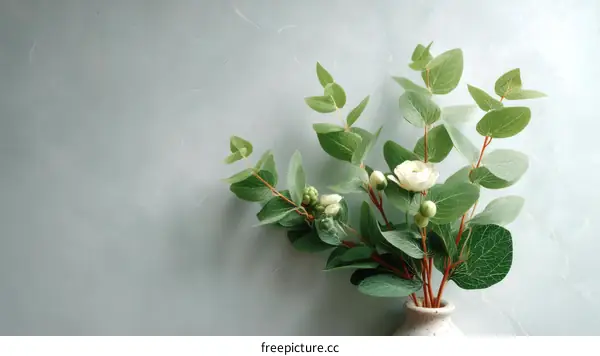Elegant Greenery Arrangement in Vase