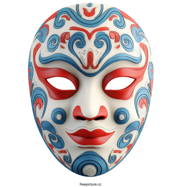 [Transparent Background PNG]Ornate Decorative Carnival Mask