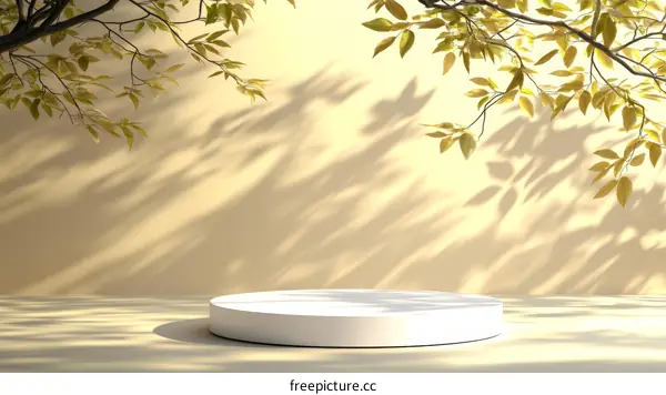 Autumnal Minimalist Product Display