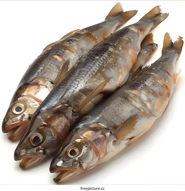 Three ayu fish