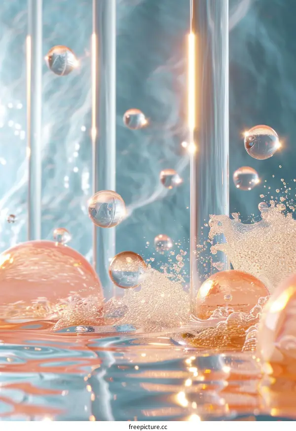 Drops of Liquid under Light