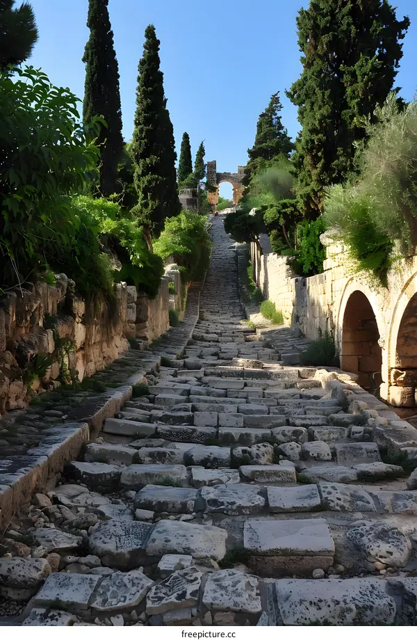 ruins of the ancient city of Tyre, Lebanon