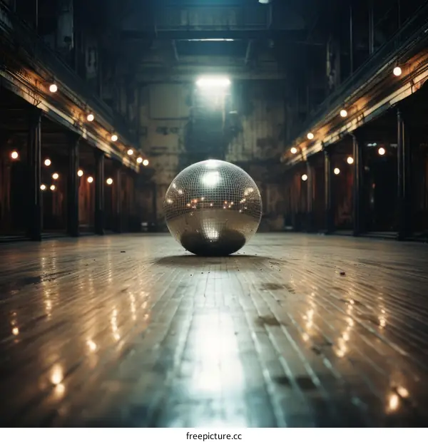 Disco Ball in an Empty Room