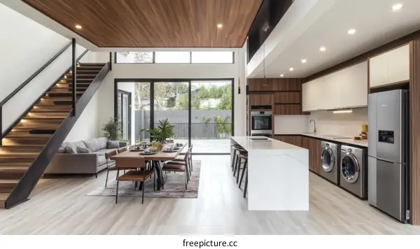 Modern Open Plan Home Interior Design