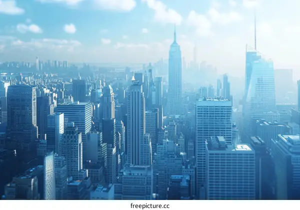 New York City Skyline with Empire State Building