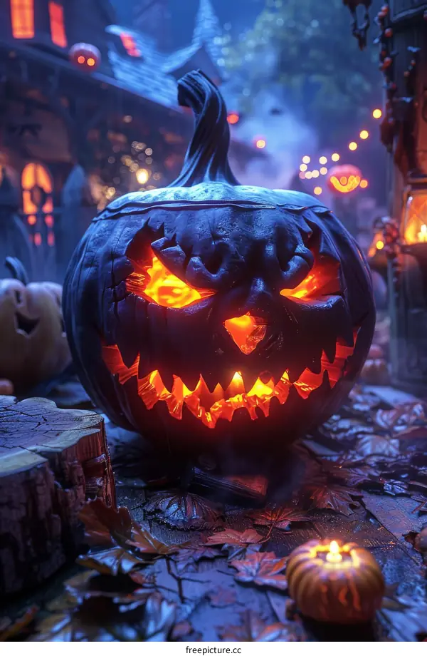 Pumpkin in an Enchanted Forest