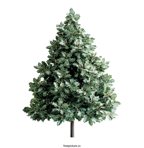 [Transparent Background PNG]Green Christmas Tree Illustration