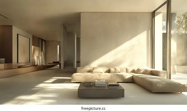 Modern Minimalist Living Room Interior Design