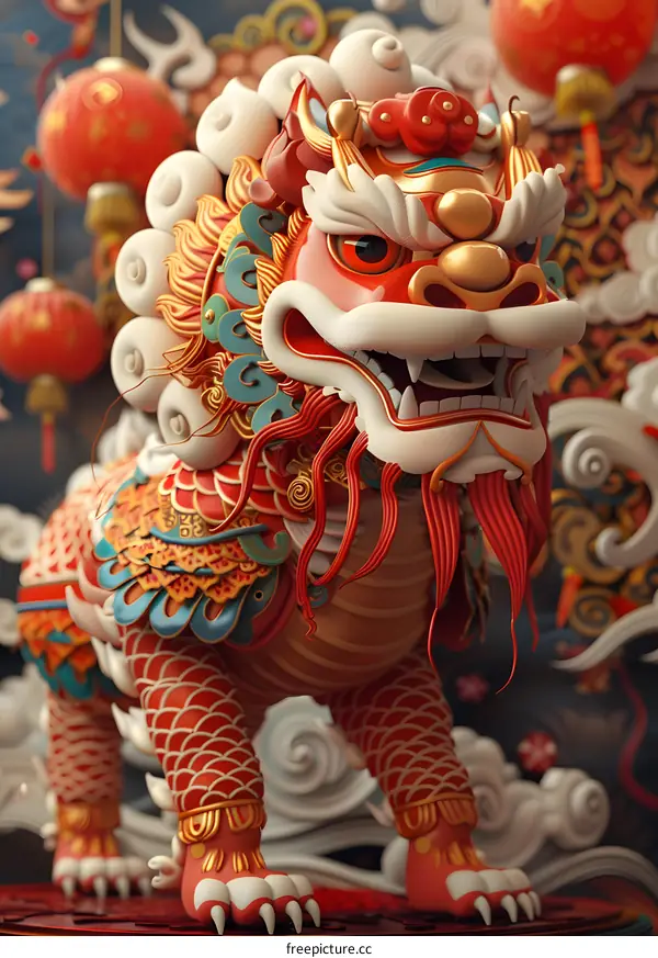 Lion dance to celebrate Lantern Festival