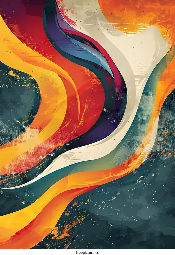 Colorful geometric shapes