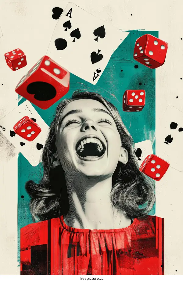 A Colorful Collage of Chance and Laughter