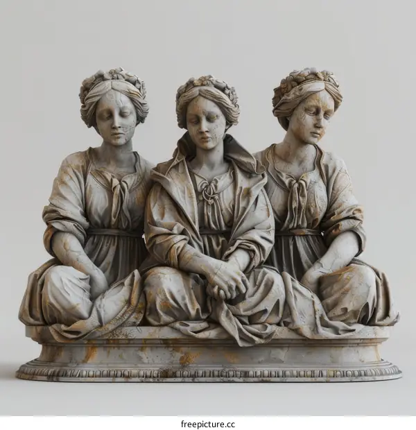 Three Graces Ancient Roman Sculpture