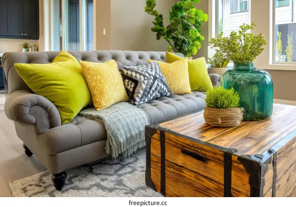 Cozy Living Room Decor with a Vintage Touch