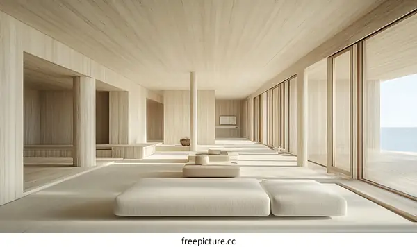 Modern Minimalist Wooden Interior Design