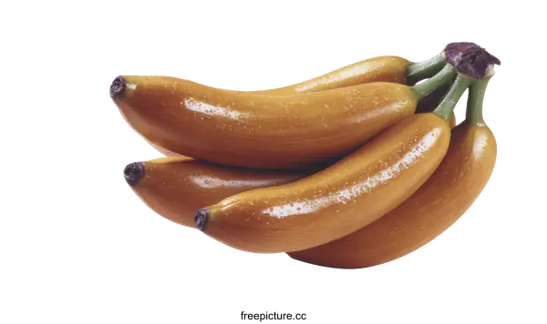 [Transparent Background PNG]Bunch of Golden Bananas