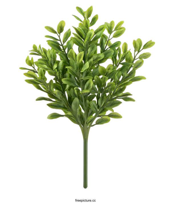 [Transparent Background PNG]Green Bush with White Background