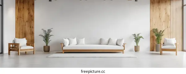 Modern Minimalist Living Room Interior Design