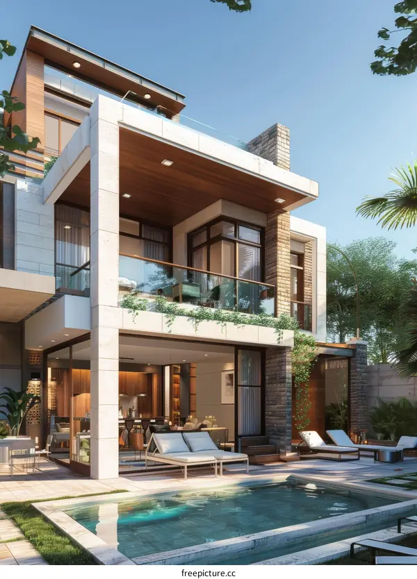 Modern Villa With Private Swimming Pool