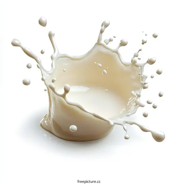 Milk Splashing Artfully