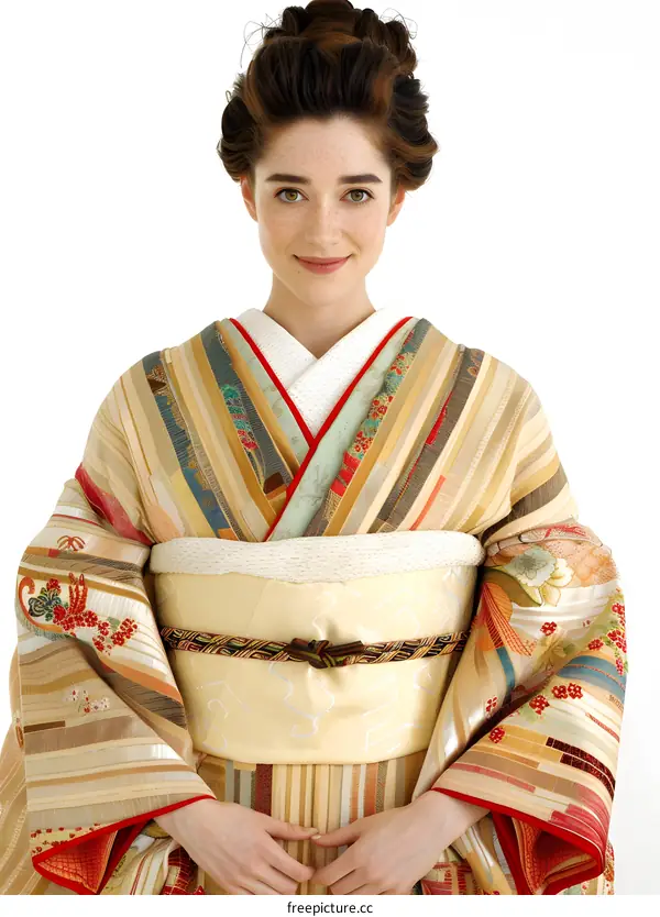kimono, traditional, clothing, japan, woman