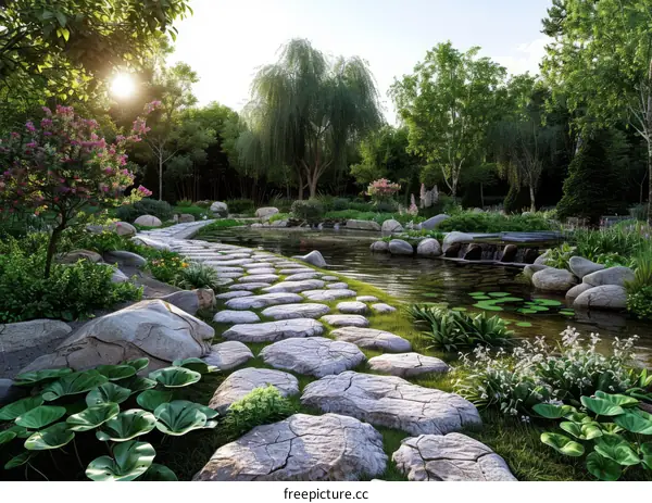 Landscape architecture design renderings