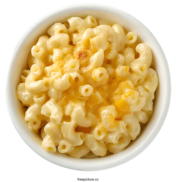 [Transparent Background PNG]Macaroni and Cheese Bowl