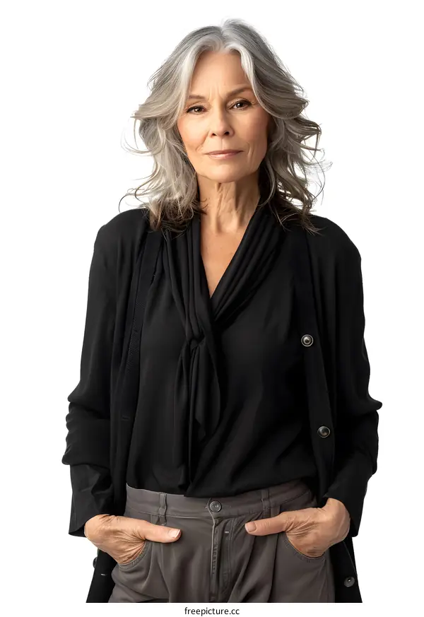 portrait of a confident senior woman